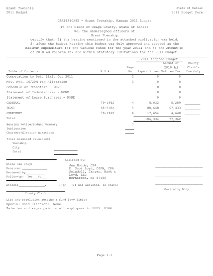 22821565-certificate-grant-township-kansas-2011-budget-to-the-clerk-da-ks
