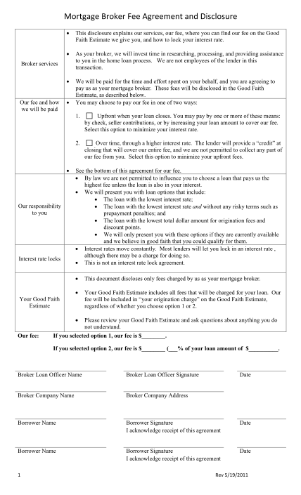 228885-fillable-mortgage-broker-fee-agreement-filable-form