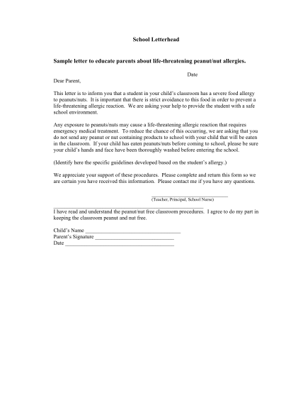 22910871-sample-letter-to-educate-parents-about-life-threatening-peanutnut-allergies-state-me