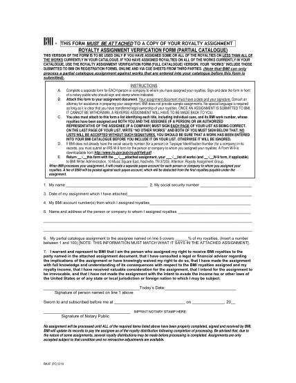 230558-fillable-bmi-royalty-assignment-verification-form
