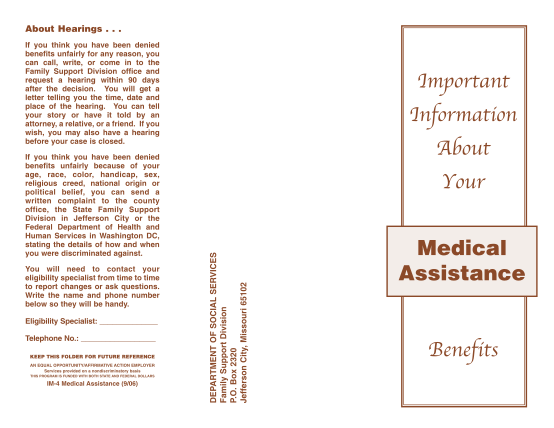 23124584-im-4-medical-assistance-brochure-social-information-summary-dss-mo