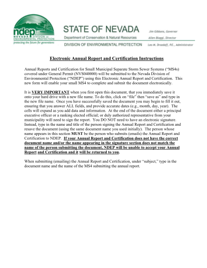 23172322-annual-report-template-nevada-division-of-environmental-ndep-nv