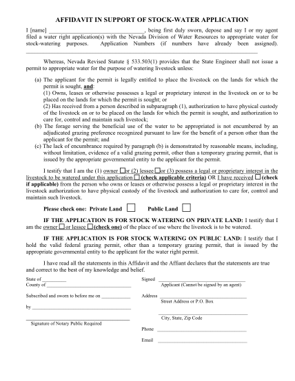 23177073-affidavit-in-support-of-stock-water-application-water-nv