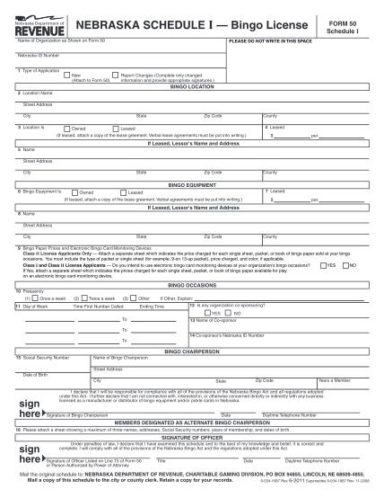 23199711-form-50-schedule-i-bingo-license-nebraska-department-of-revenue-ne