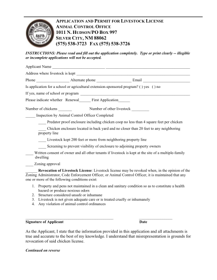 23273714-livestock-permit-application-the-town-of-silver-city-townofsilvercity