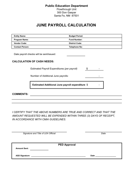 23284975-june-payroll-form-new-mexico-state-department-of-education-ped-state-nm