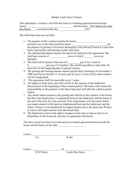23287632-fillable-quarry-lease-agreement-form