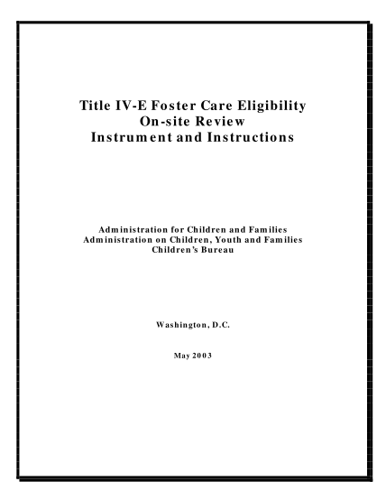 23316380-title-iv-e-foster-care-eligibility-on-site-review-instrument-and-instructions-ncdhhs