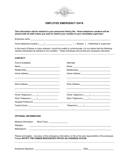 23432705-employee-emergency-contact-data-form-passhe
