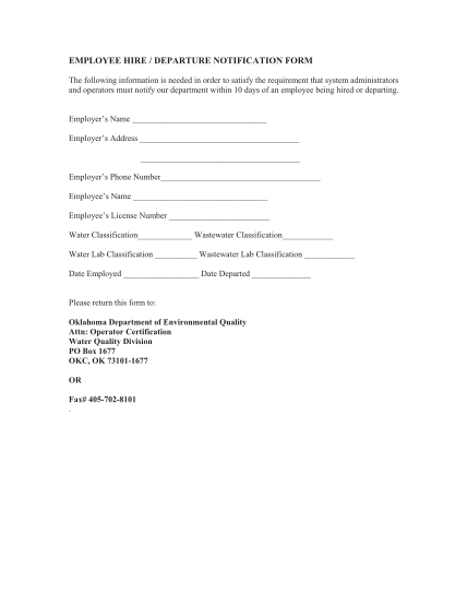 23519606-employee-hire-departure-notification-form-the-oklahoma-deq-state-ok
