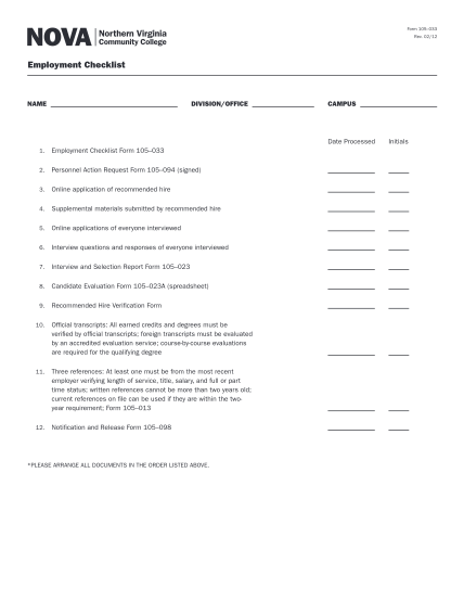 23640095-0212-employment-checklist-name-divisionoffice-campus-date-processed-1-nvcc