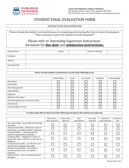 23941732-student-final-evaluation-form-view-fdu
