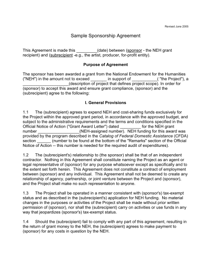 24023-samplesponsorag-ree-sample-sponsorship-agreement-pdf----national-endowment-for--neh-the-national-endowment-for-the-humanities-forms-applications-and-grants-neh