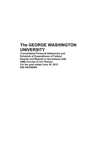 24025937-fy2012-gw-a-133-audit-report-finance-home-george-financeoffice-gwu