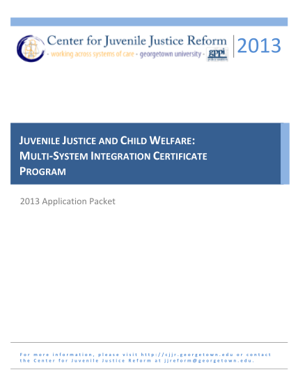 24069169-2013-center-for-juvenile-justice-reform-georgetown-university-cjjr-georgetown