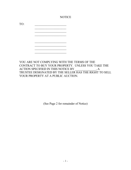 13 Free Land Contract Forms Ohio Free To Edit Download Print CocoDoc