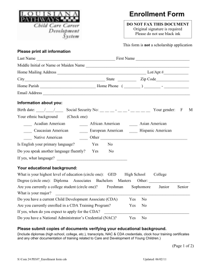 24448984-fillable-louisiana-pathways-enrollment-application-form