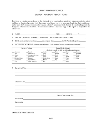 2479-fillable-high-school-student-accident-report-form