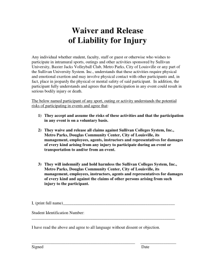24871765-waiver-and-release-of-liability-for-injury-sullivan-university-sullivan