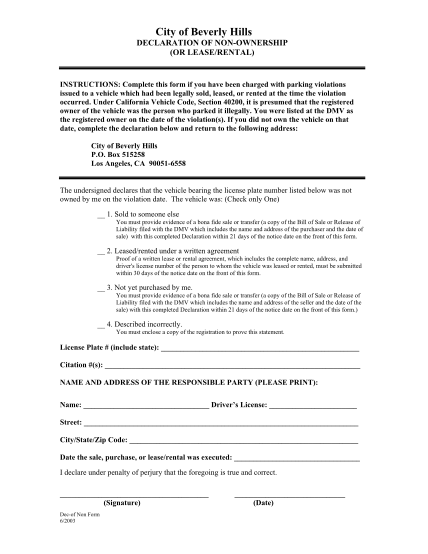 248928-non_ownership-city-of-beverly-hills-vehicle-bill-of-sale
