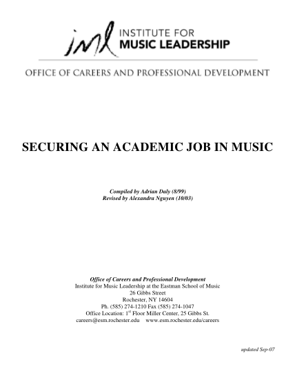 24999688-outline-for-getting-an-academic-job-in-music-eastman-school-of-esm-rochester