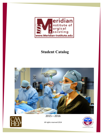 250180191-student-catalog-meridian-institute-of-surgical-assisting-meridian-institute