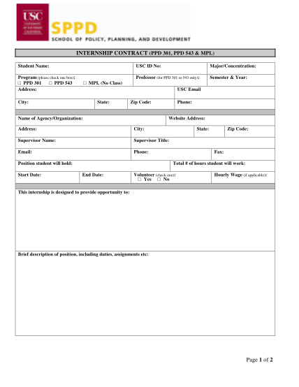 25019064-fillable-usc-ppd-301-form-priceschool-usc