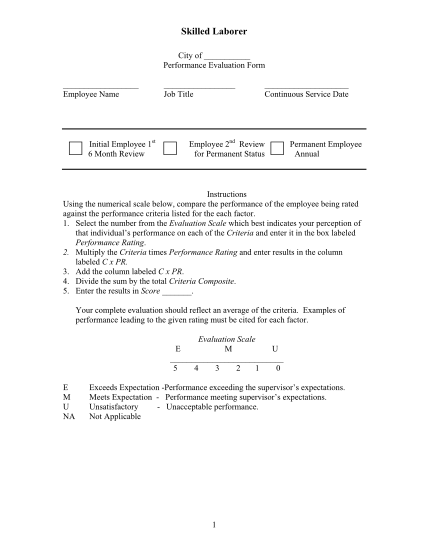 25082776-fillable-evaluation-form-for-laborer-mtas-tennessee