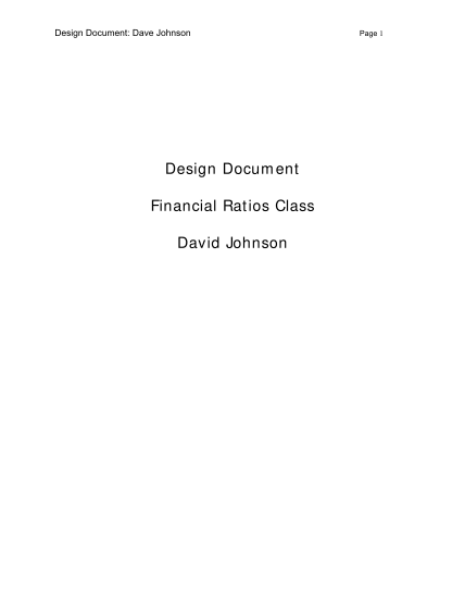25094570-design-document-financial-ratios-class-david-johnson