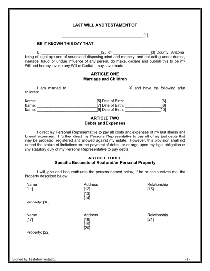 2513658-arizona-legal-last-will-and-testament-form-for-married-person-with-adult-children