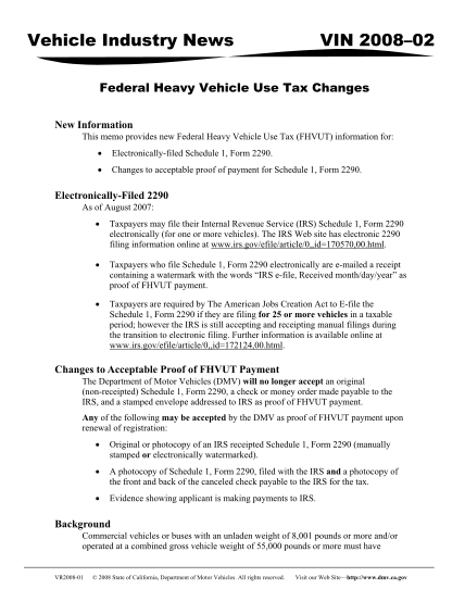 252044-08vin02-vehicle-industry-news-memo-2008-02-federal-heavy-vehicle-use-tax-dmv-forms-dmv-ca