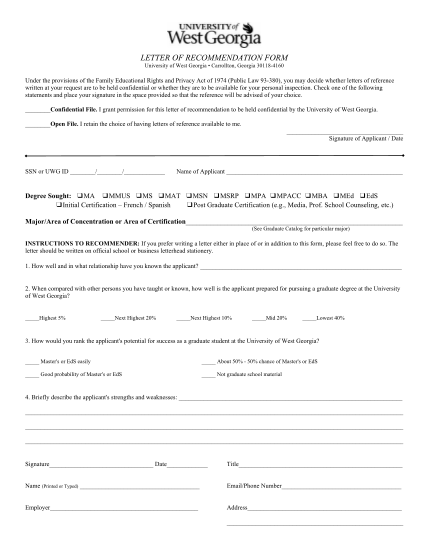 25271128-fillable-uwg-email-letters-of-recommendation-form-westga