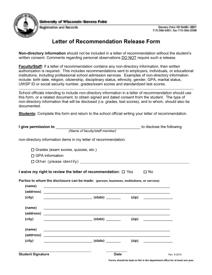 25362499-letter-of-recommendation-release-form-uwsp