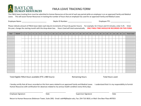 25430714-fmla-leave-tracking-form-baylor