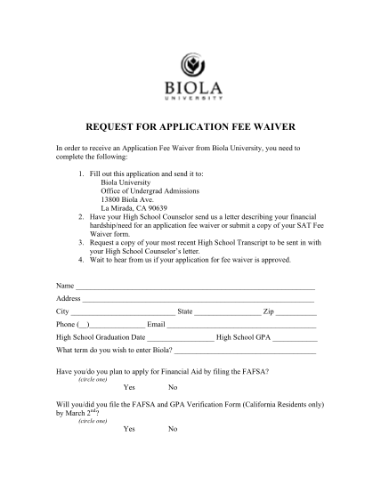 25443629-fillable-biola-university-application-fee-waiver-form-media-biola