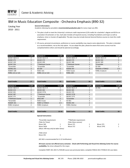 25509040-bm-in-music-education-composite-orchestra-emphasis-89032-general-information-academic-advising-has-provided-a-recommended-graduation-plan-for-every-major-we-offer-byui