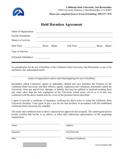 25625652-hold-harmless-agreement-csusb-event-scheduling-california-eventscheduling-csusb