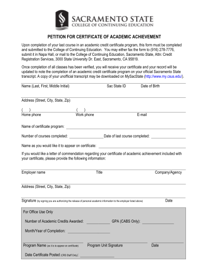25650721-petition-for-certificate-of-academic-achievement-college-of-cce-csus