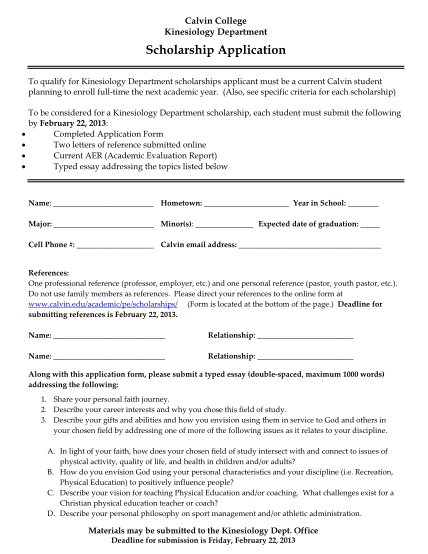 25679876-calvin-college-kinesiology-department-scholarship-application-to-qualify-for-kinesiology-department-scholarships-applicant-must-be-a-current-calvin-student-planning-to-enroll-full-time-the-next-academic-year-calvin