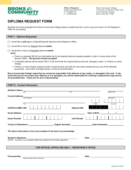 25727272-fillable-bronx-community-college-diploma-form