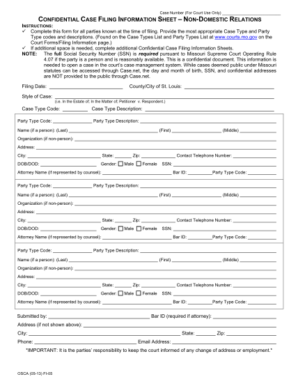 257801-fillable-confidential-case-filing-information-sheet-courts-mo