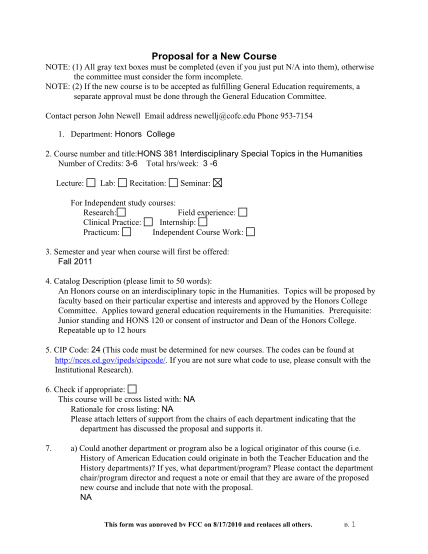 25801234-newcourse-form-hons-381doc-official-letters-facultysenate-cofc