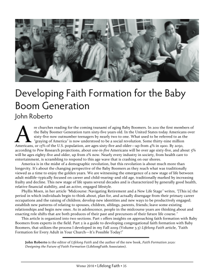 258057508-developing-faith-formation-for-the-baby-boom-generation