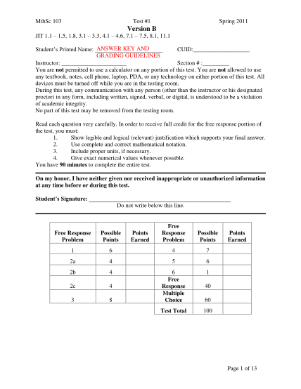 25810178-exam-1-version-b-with-solutions-and-grading-guidelines-mthsc-clemson