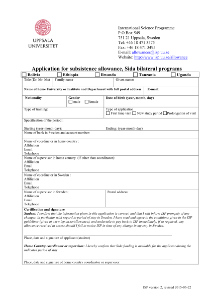 258259902-application-form-for-subsistence-allowance-isp-uu