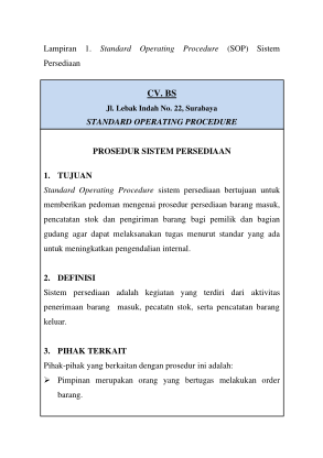 22 Standard Operating Procedure Outline Page 2 - Free To Edit, Download ...