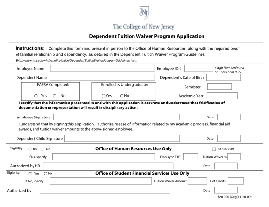 25840997-tuition-waiver-application-for-dependent-child-human-resources-hr-pages-tcnj