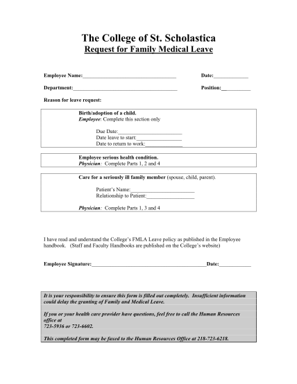 25845073-the-college-of-st-scholastica-request-for-family-medical-leave-resources-css