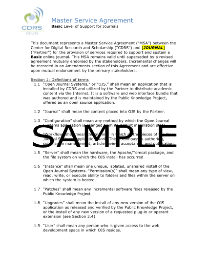 25890216-sample-cdrs-master-service-agreement-center-for-digital-cdrs-columbia