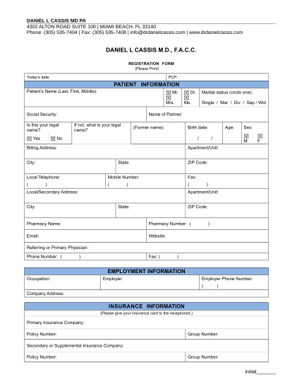 259800610-medical-office-registration-form-daniel-l-cassis-md-pa
